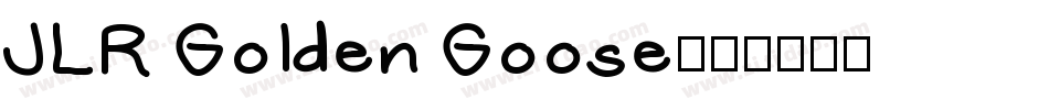 JLR Golden Goose字体转换